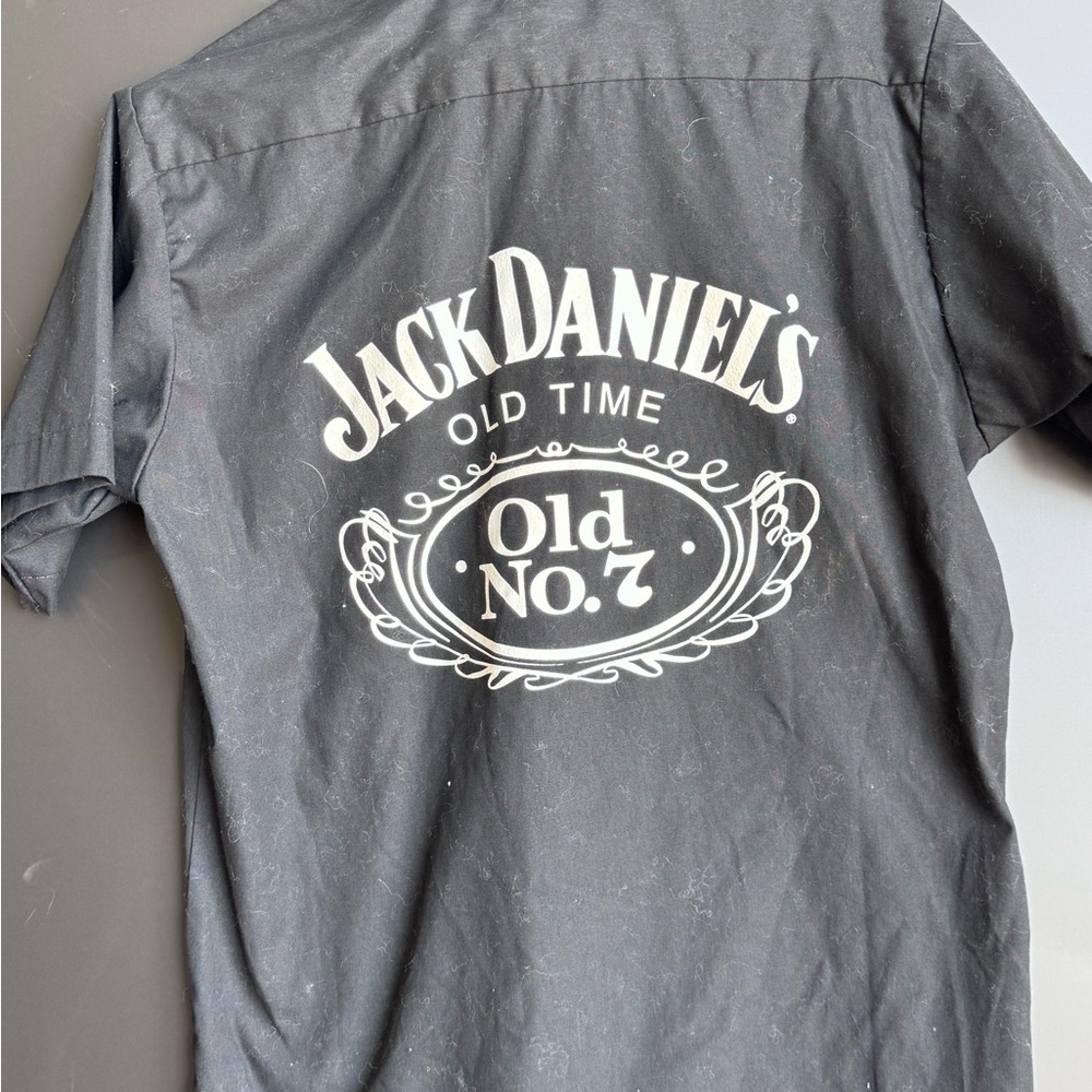 Jack Daniel's Black Casual Button Down Shirt